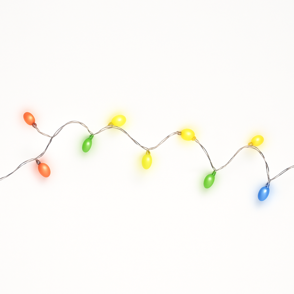 Amber Fairy LED String Lights - 5.5 ft Battery Operated