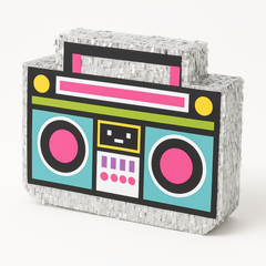 80's Retro Mini Boom Box Piñata Decoration