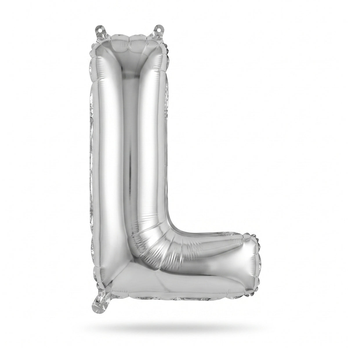 Silver Letter L Foil Super Shape Balloon
