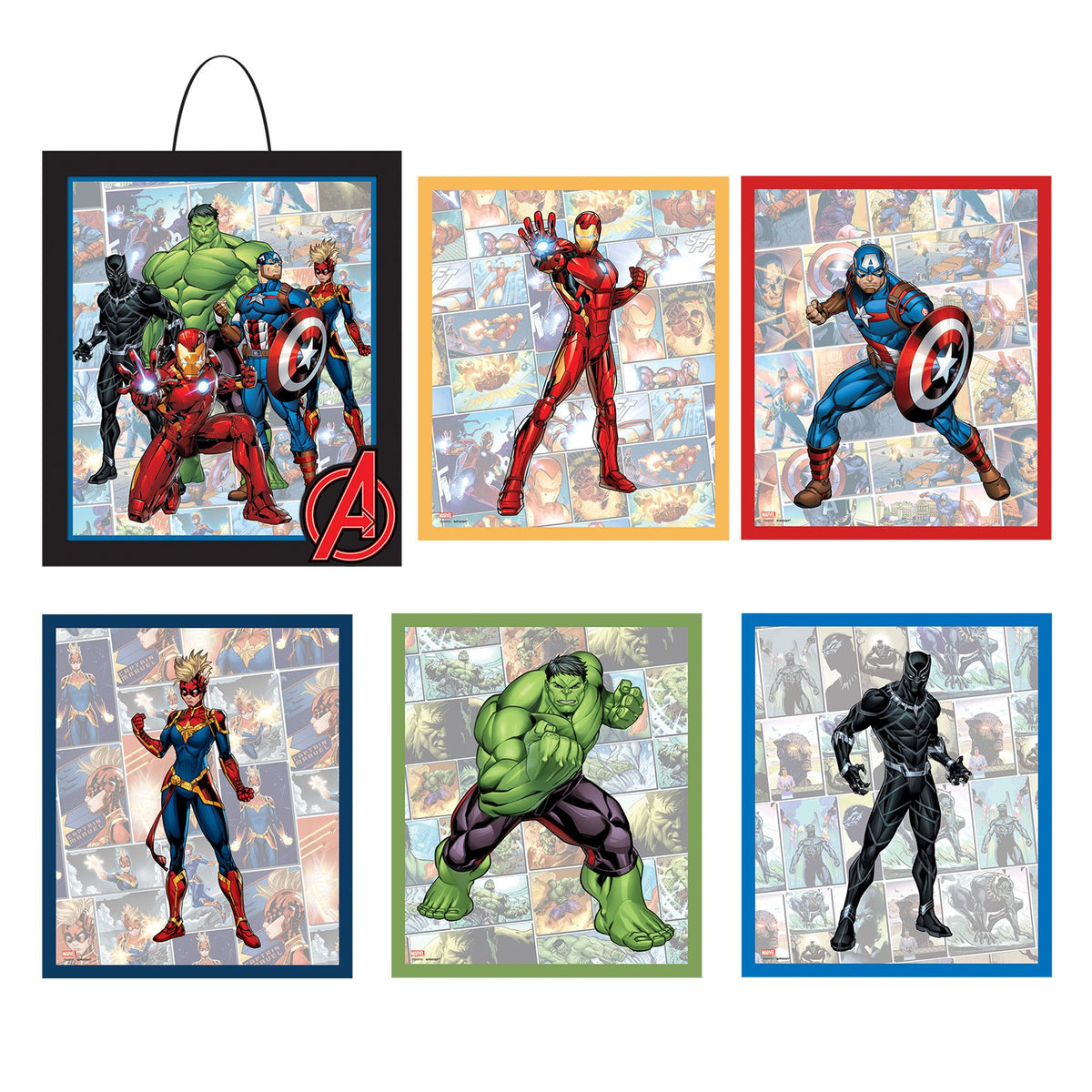 Marvel Avengers "Powers Unite" Wall Portrait Kit