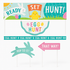 Easter Egg Hunt Yard Decoration Kit