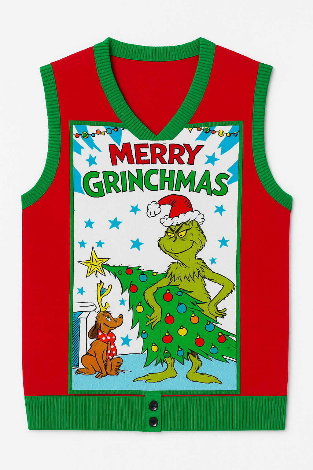 Dr. Seuss The Grinch "Merry Grinchmas" Door Banner Decoration