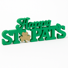 Sturdy MDF St. Patrick's Day Tabletop Sign
