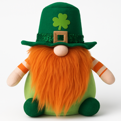 St. Patrick's Day Roly Poly Gnome Plush Decoration