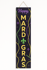 Mardi Gras Masquerade Hanging Sign