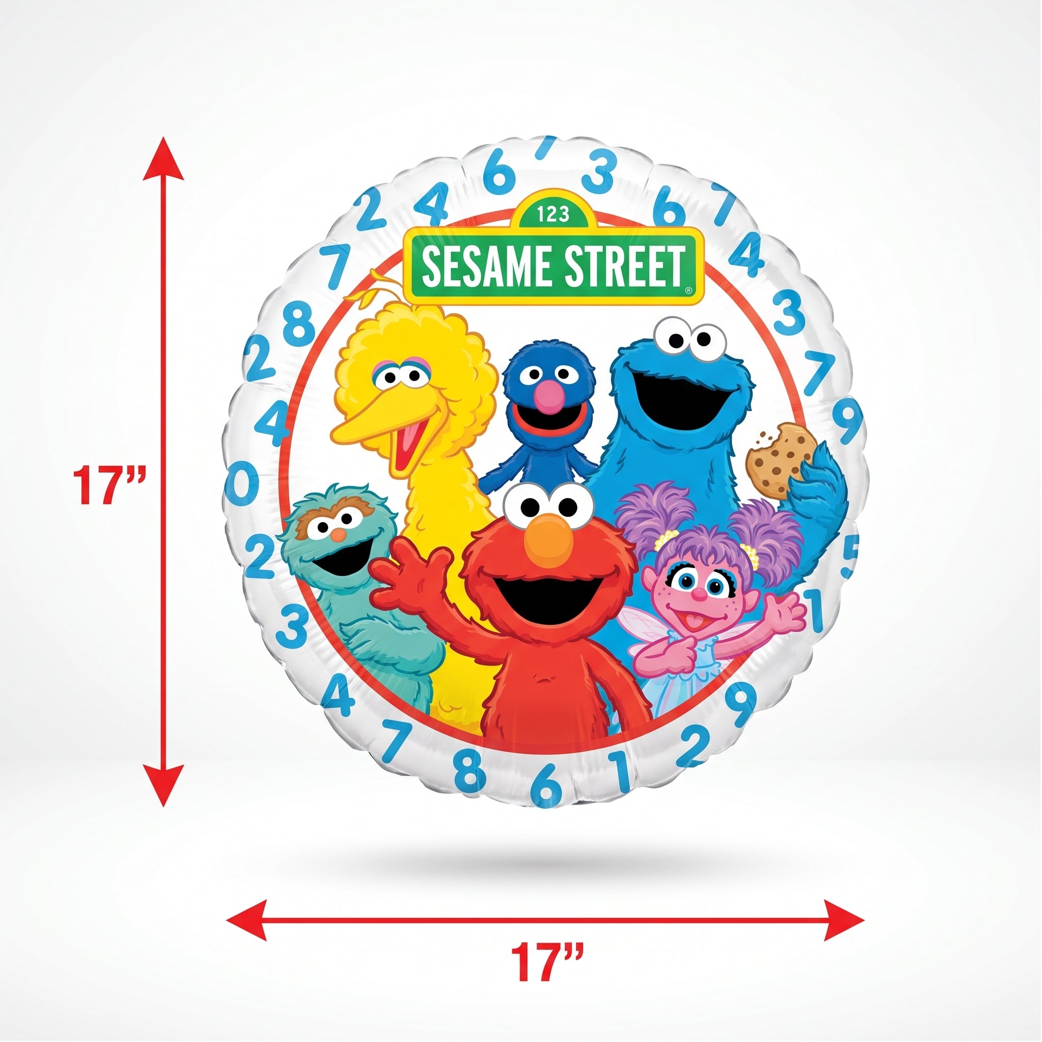 Sesame Street Mylar Balloon - 18-inch Foil