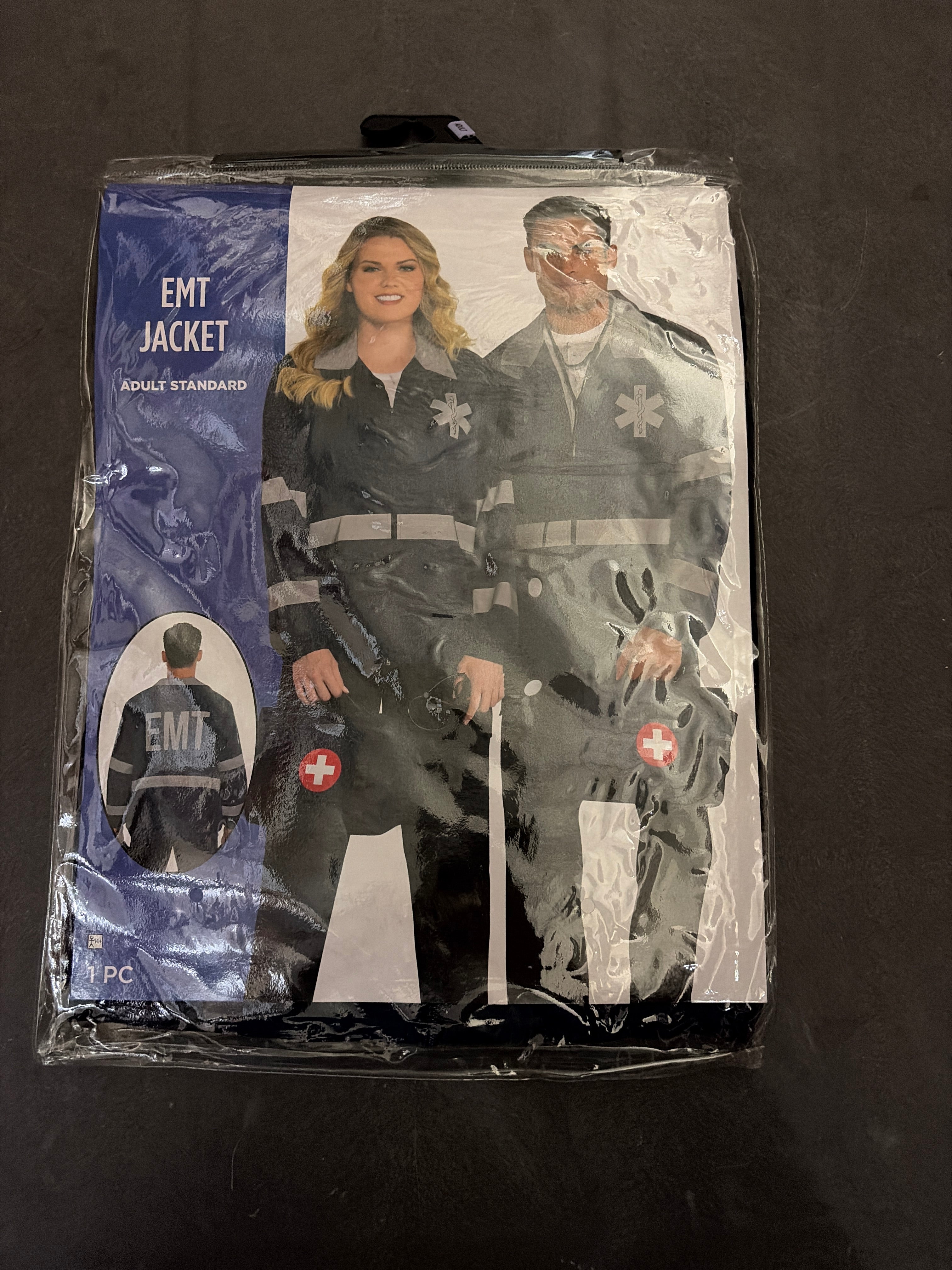 EMT Jacket Costume with Medical Bag - Adult One Size, 2-Piece Set