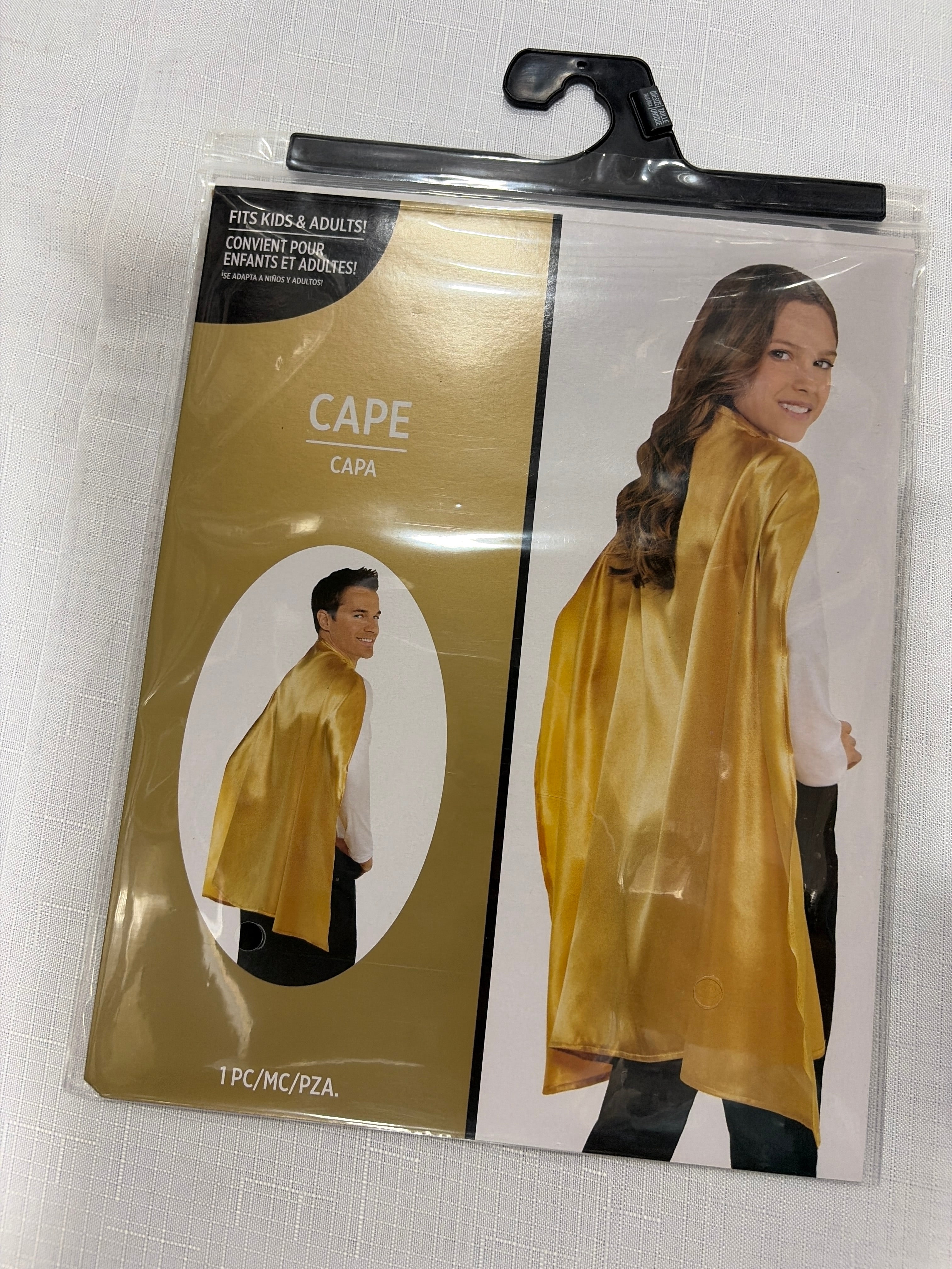 Gold Superhero Cape Costume Accessory