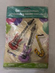 80's Inflatable Rock Band Instrument Set - 4 Pack