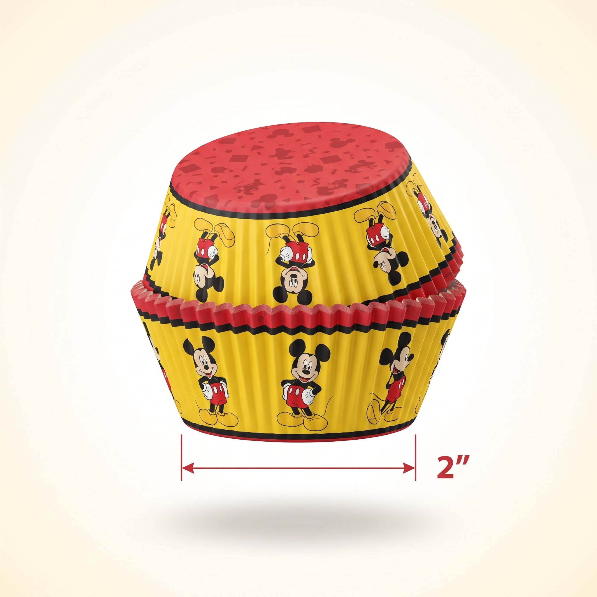 Mickey Mouse Cupcake Baking Cups, 2-Inch, 48-Count