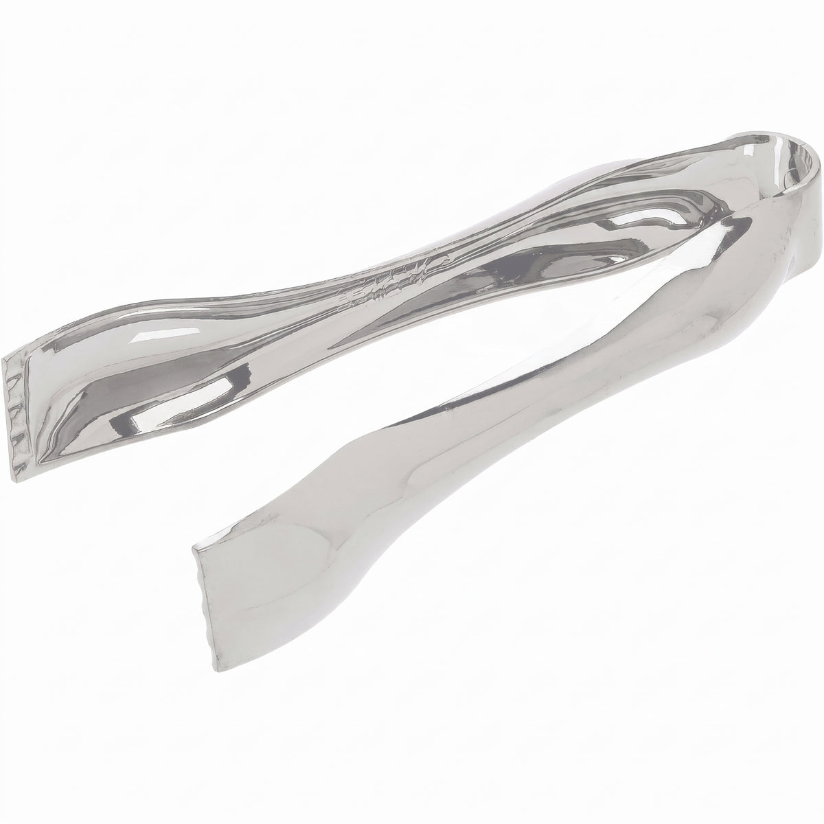 Silver Plastic Mini Serving Tongs - 3 Pack