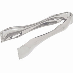 Silver Plastic Mini Serving Tongs - 3 Pack