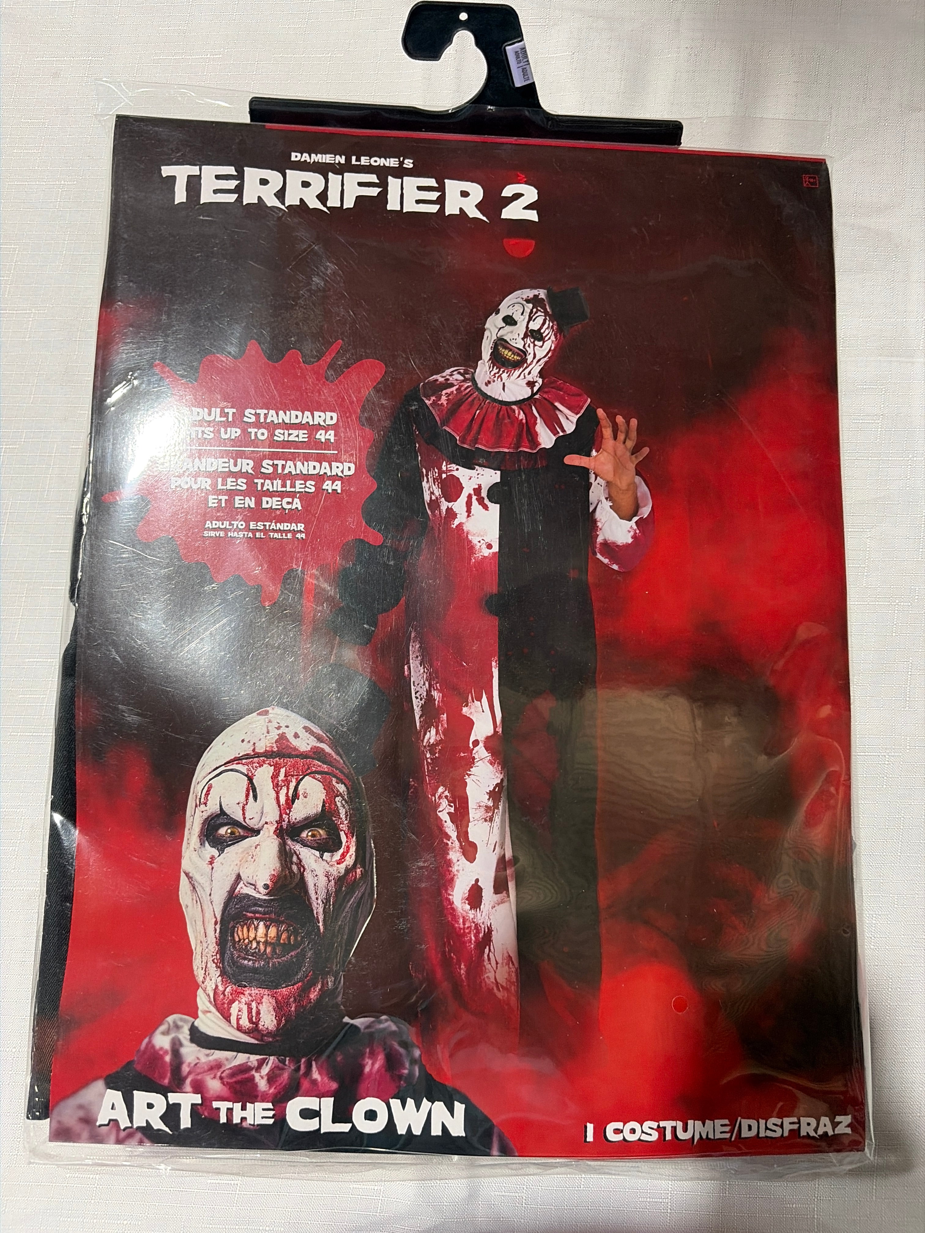 Men's Art the Clown Terrifier Halloween Costume