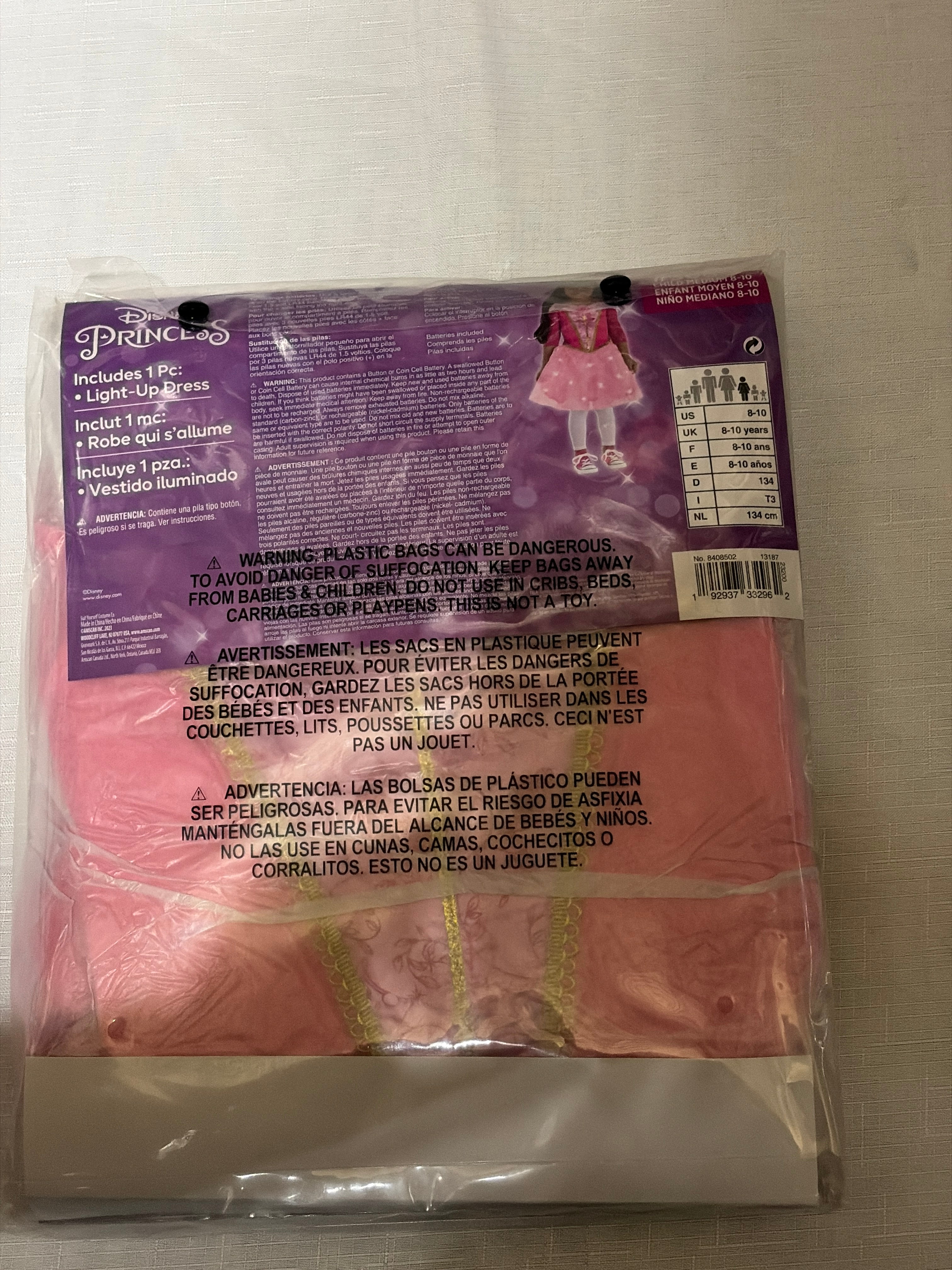 Disney Princess Aurora Light-Up Sleeping Beauty Costume for Kids