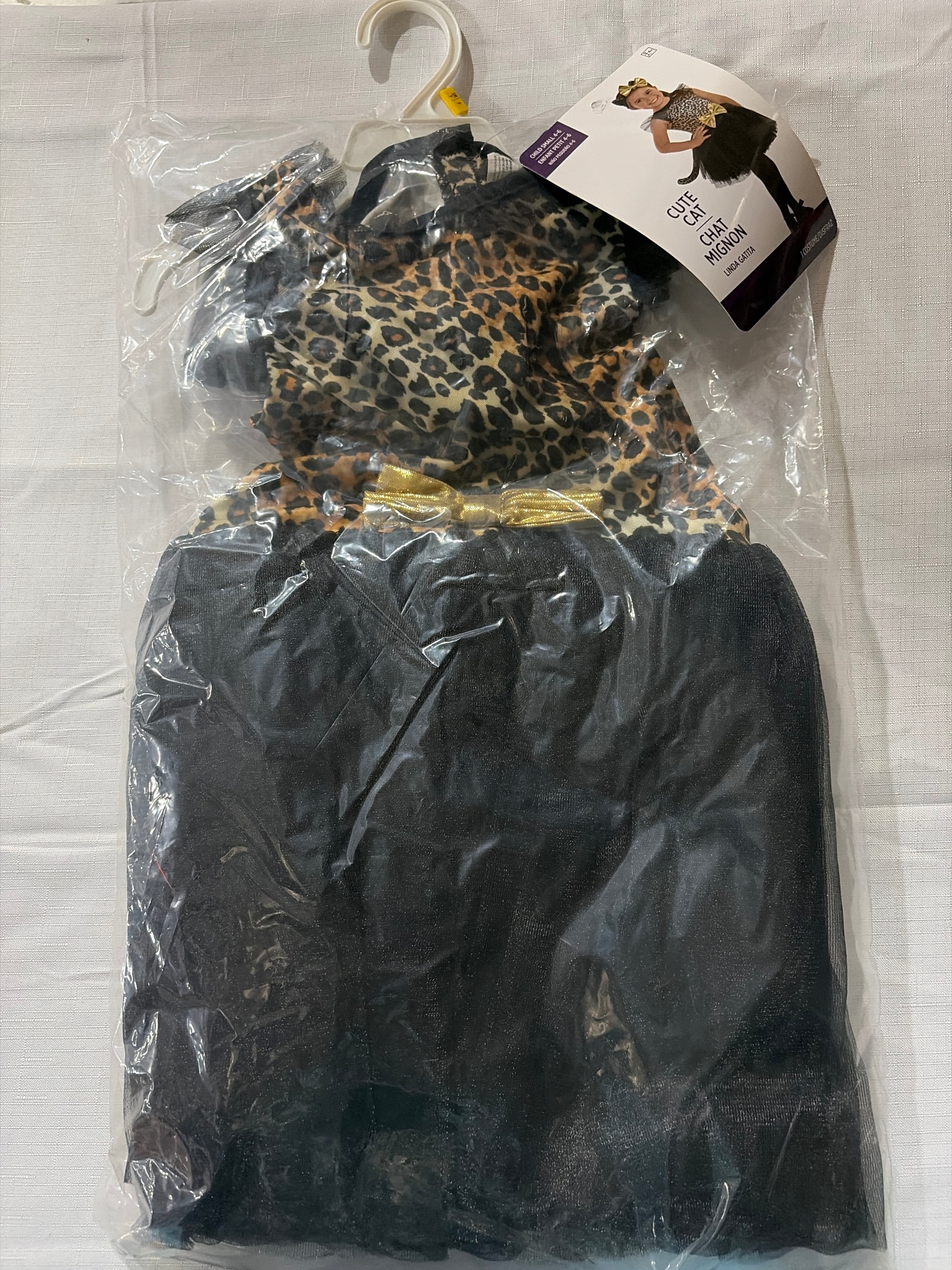 Adorable Leopard Cat Halloween Costume for Girls