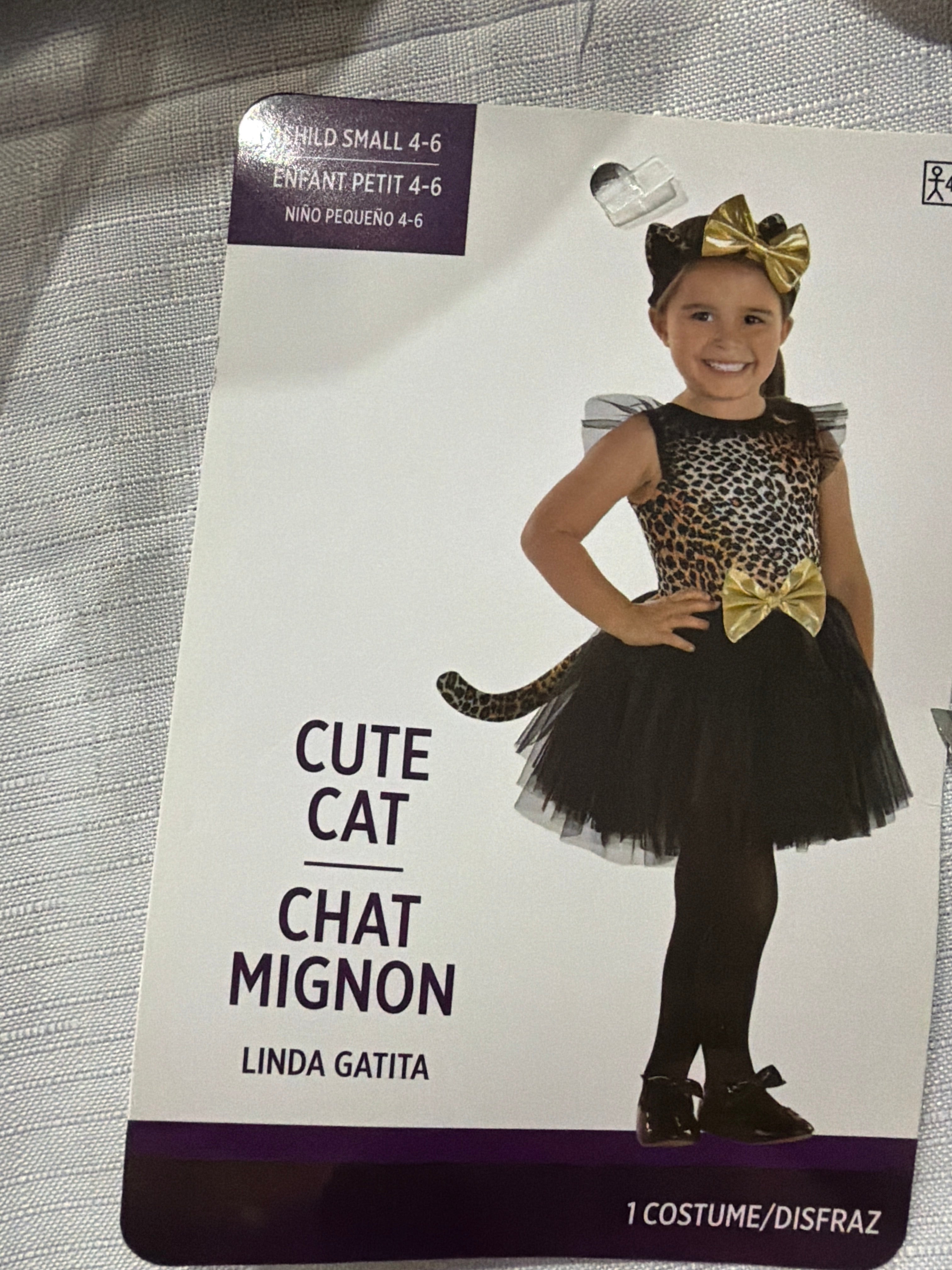 Adorable Leopard Cat Halloween Costume for Girls