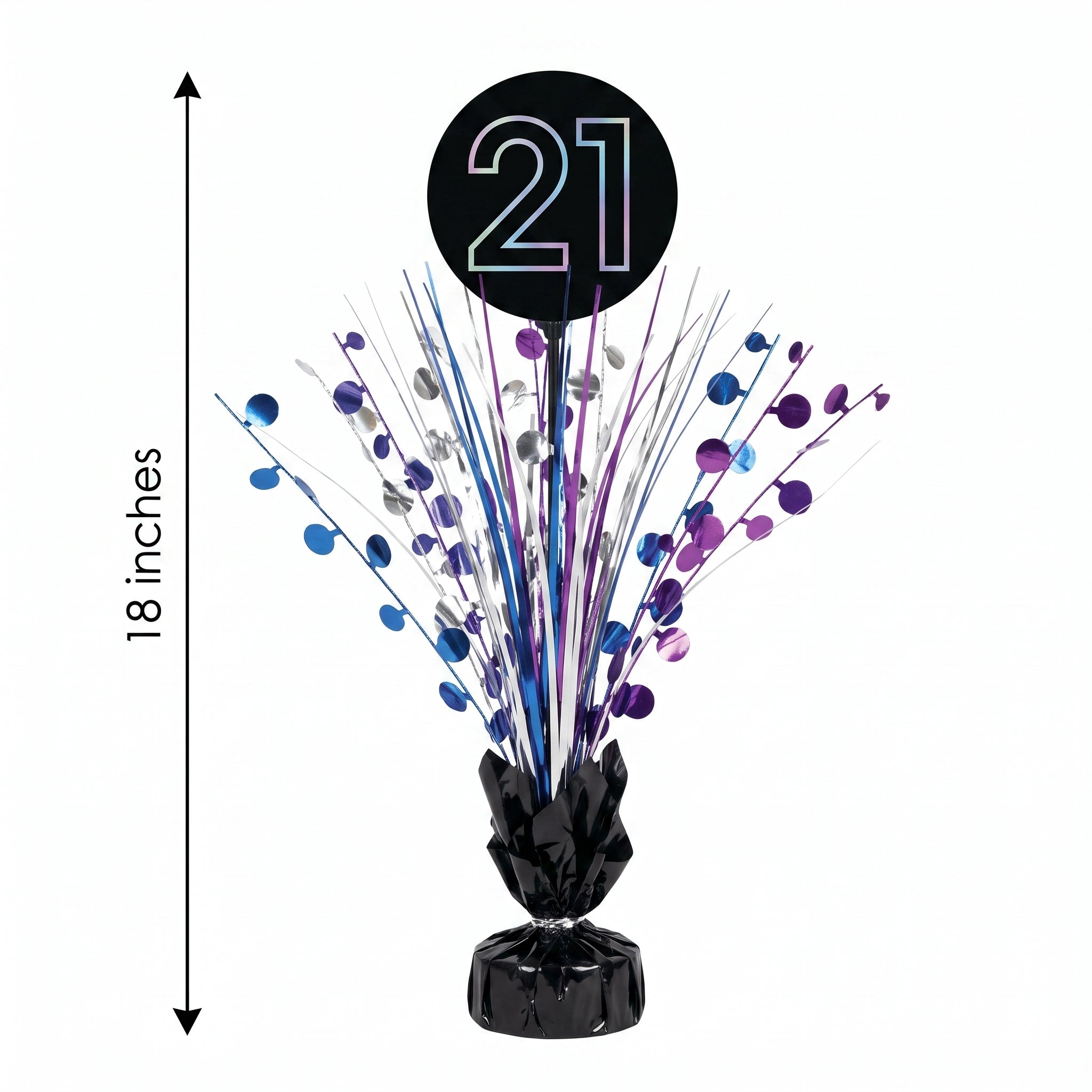 "Finally 21" Birthday Centerpiece Spray
