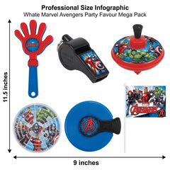 Marvel Avengers Party Favour Mega Pack - 48-Piece Set