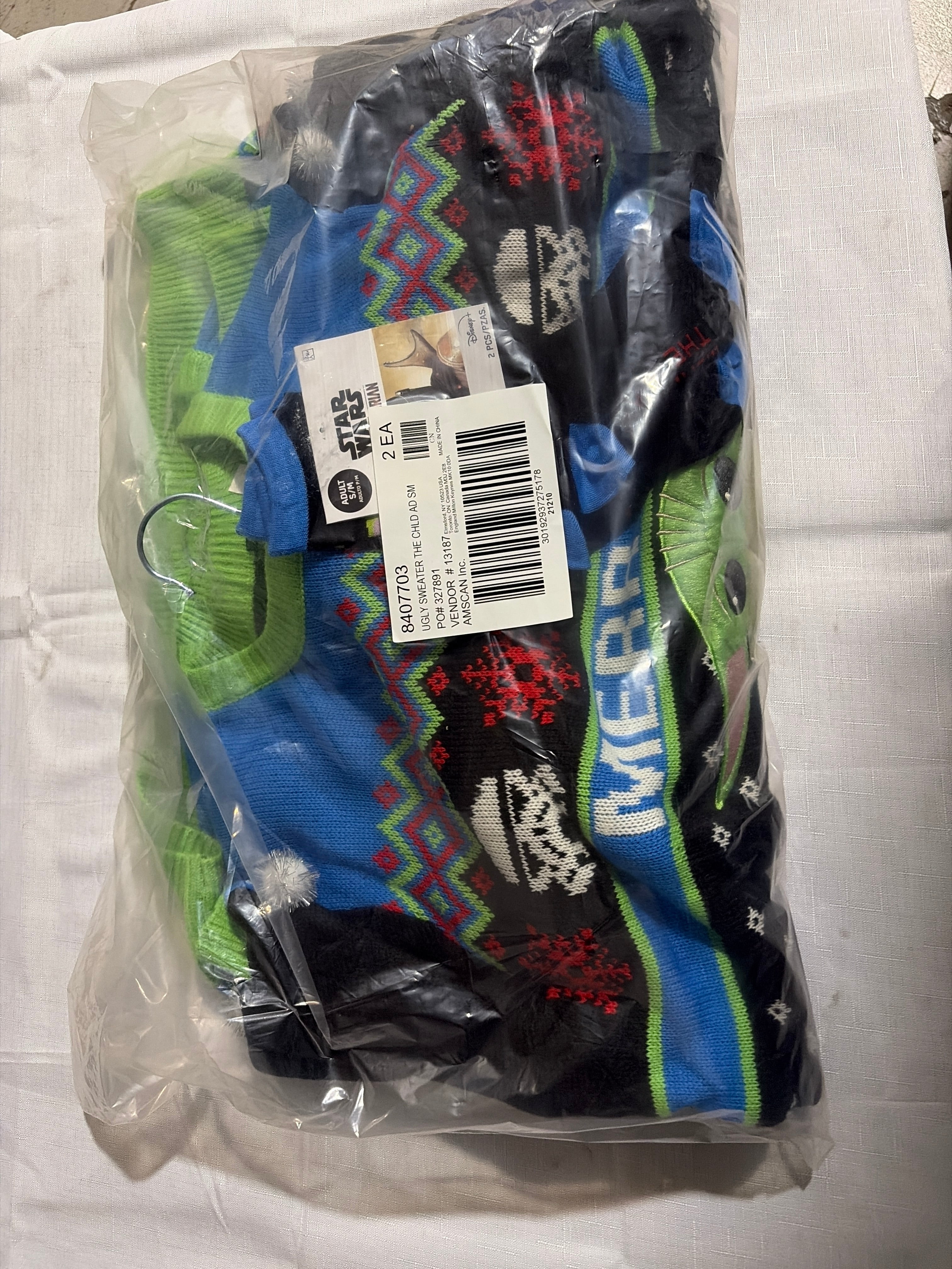 The Child Ugly Christmas Sweater & Socks Set