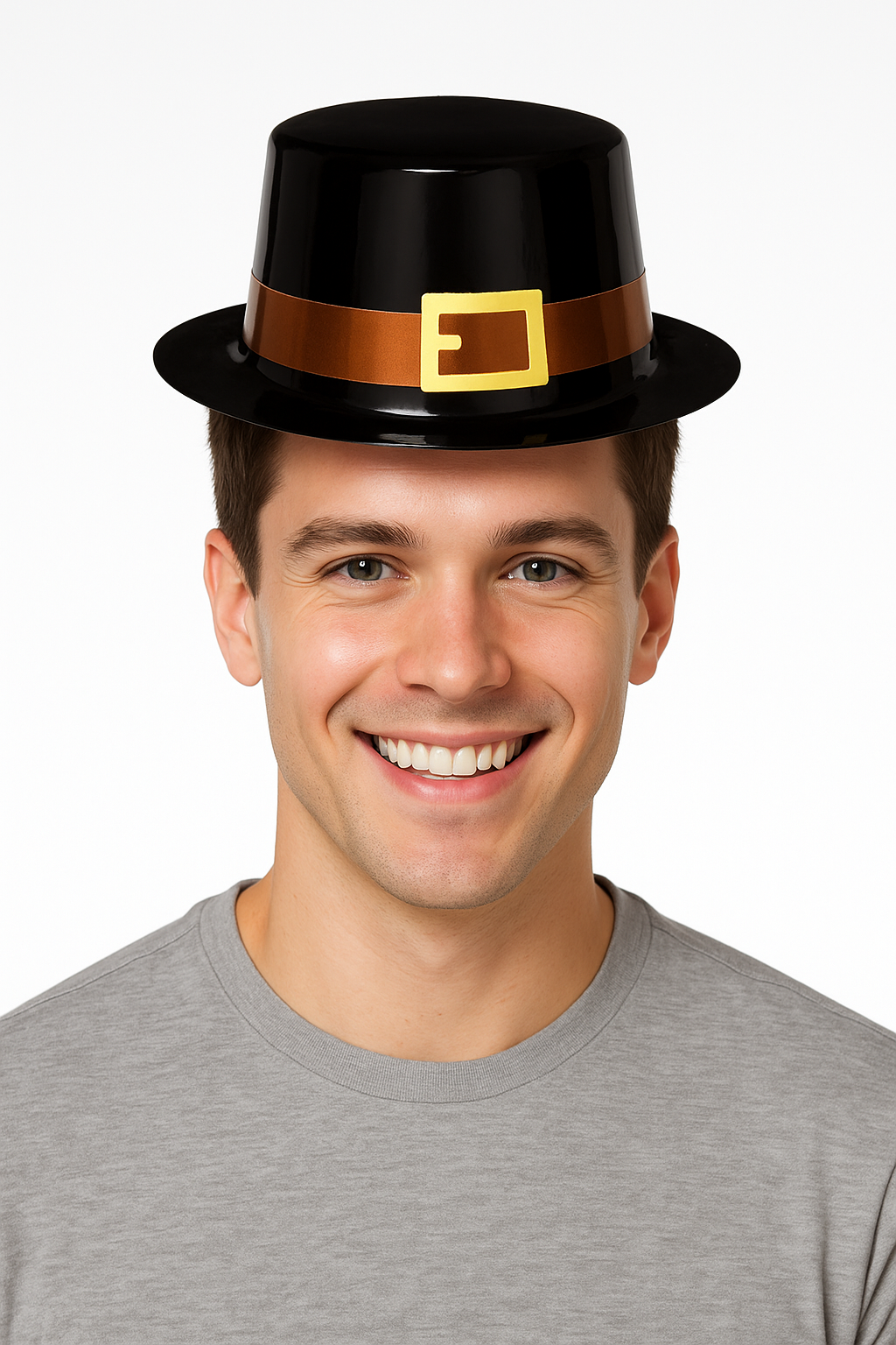 Pilgrim Mini Top Hat for Thanksgiving Festivities