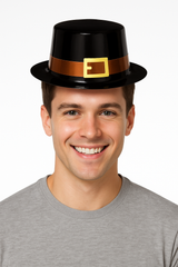 Pilgrim Mini Top Hat for Thanksgiving Festivities