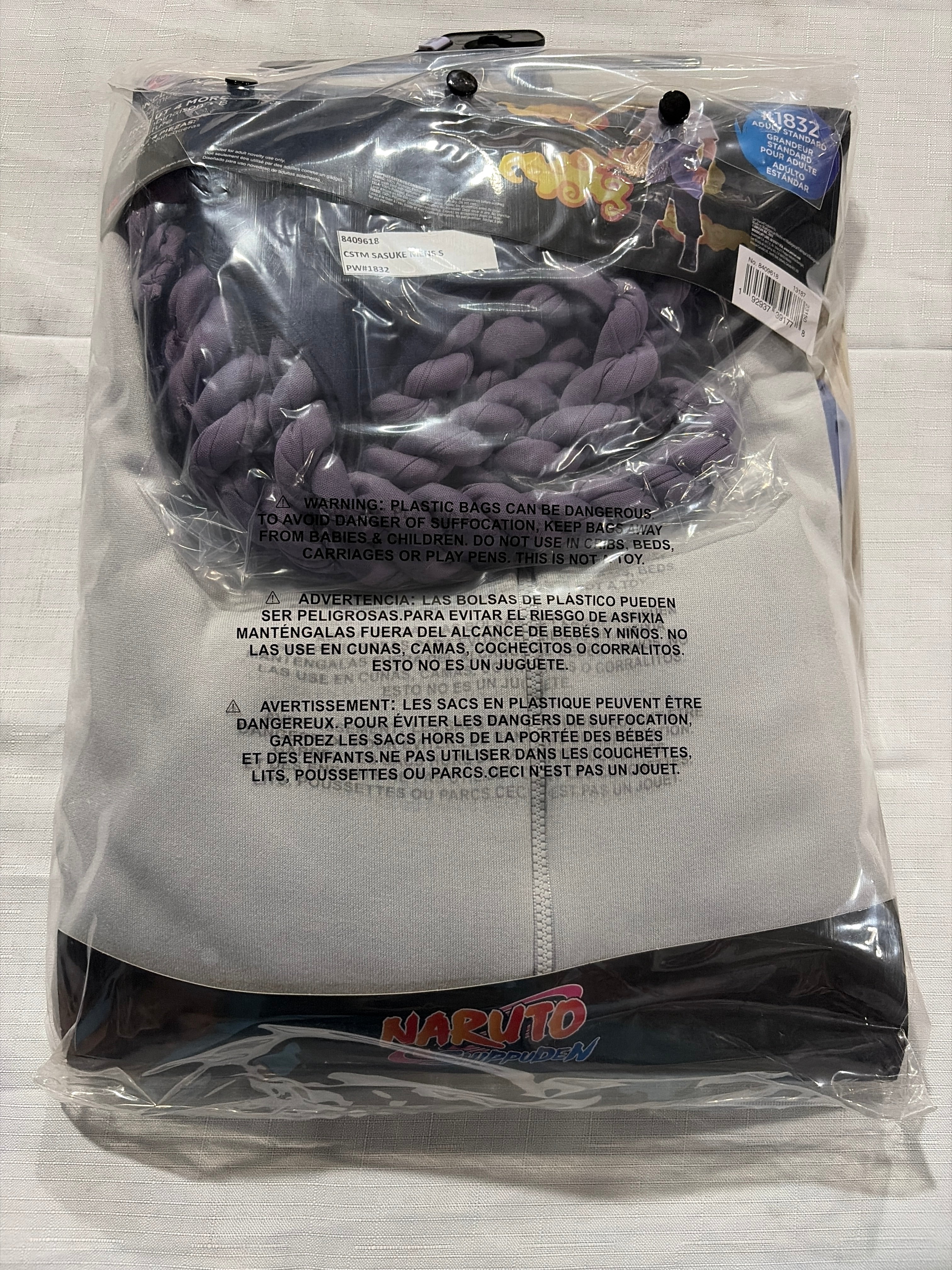 Men's Naruto Shippuden Sasuke Uchiha Cosplay Costume for Halloween