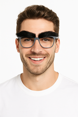 Comedic Bushy Eyebrow Glasses for Costume Fun