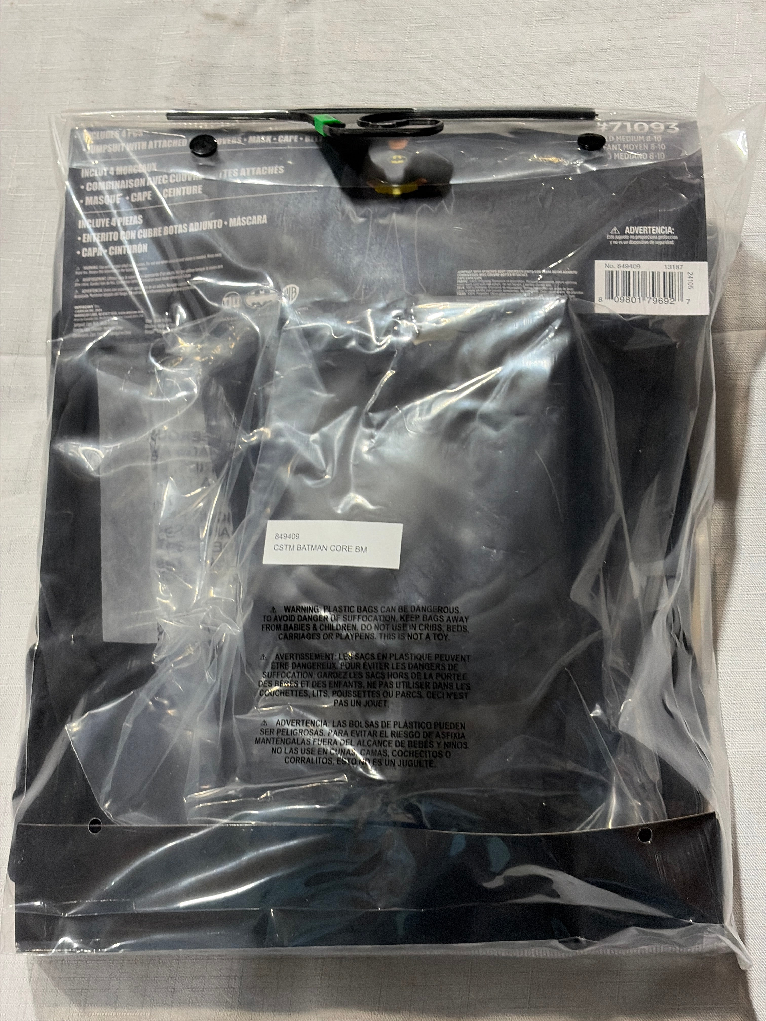 Boys' Classic Batman Halloween Costume