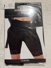 Halloween Lace-Trimmed Bike Shorts