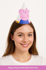 Peppa Pig Confetti Mini Party Hat