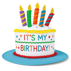 Birthday Cake Sprinkles Novelty Hat