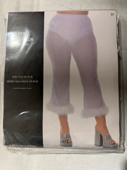 Ethereal Angel Sheer Halloween Pants - Adult 2XL (18-20)