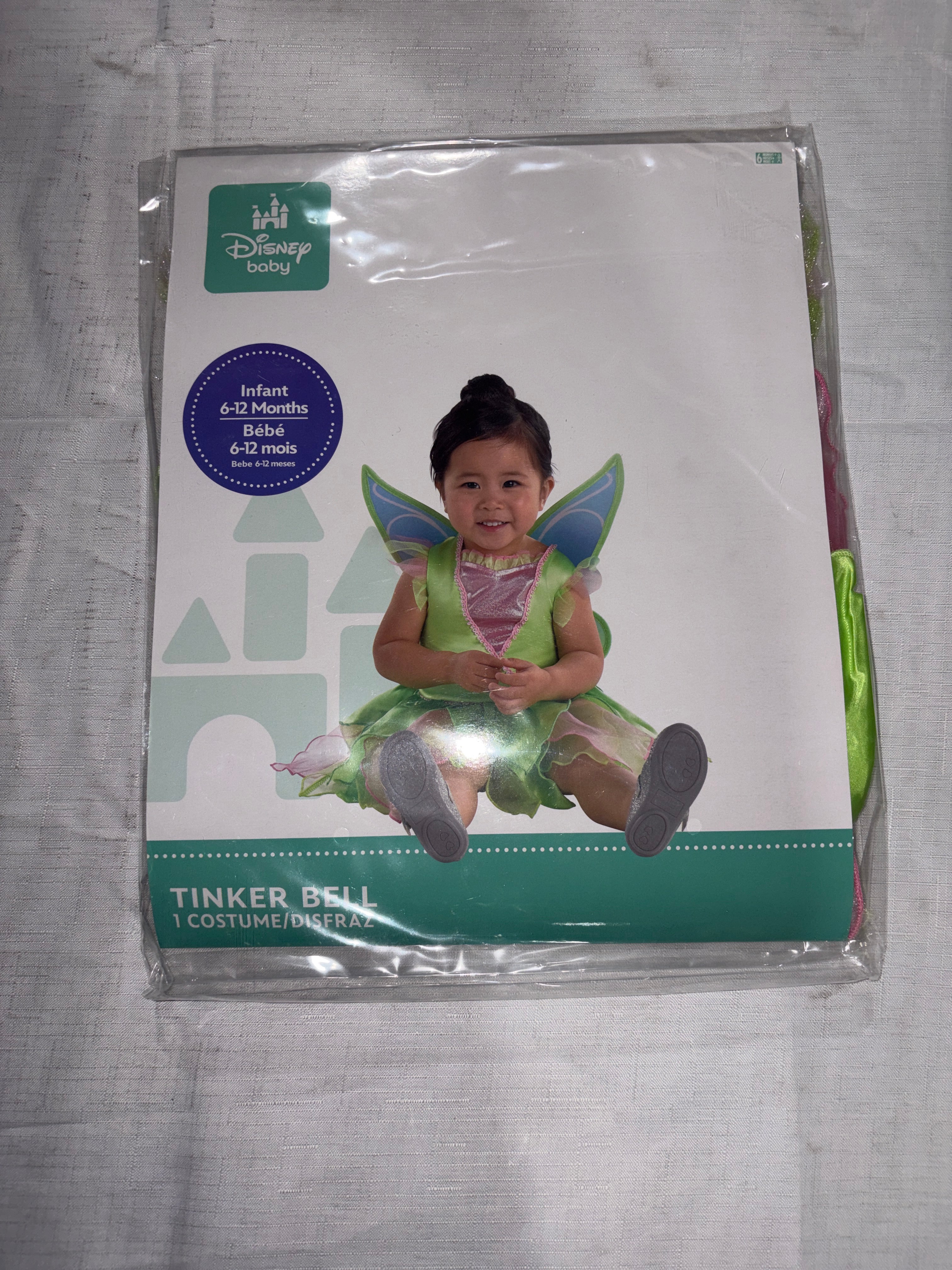 Infant Tinker Bell Disney Princess Costume with Wings
