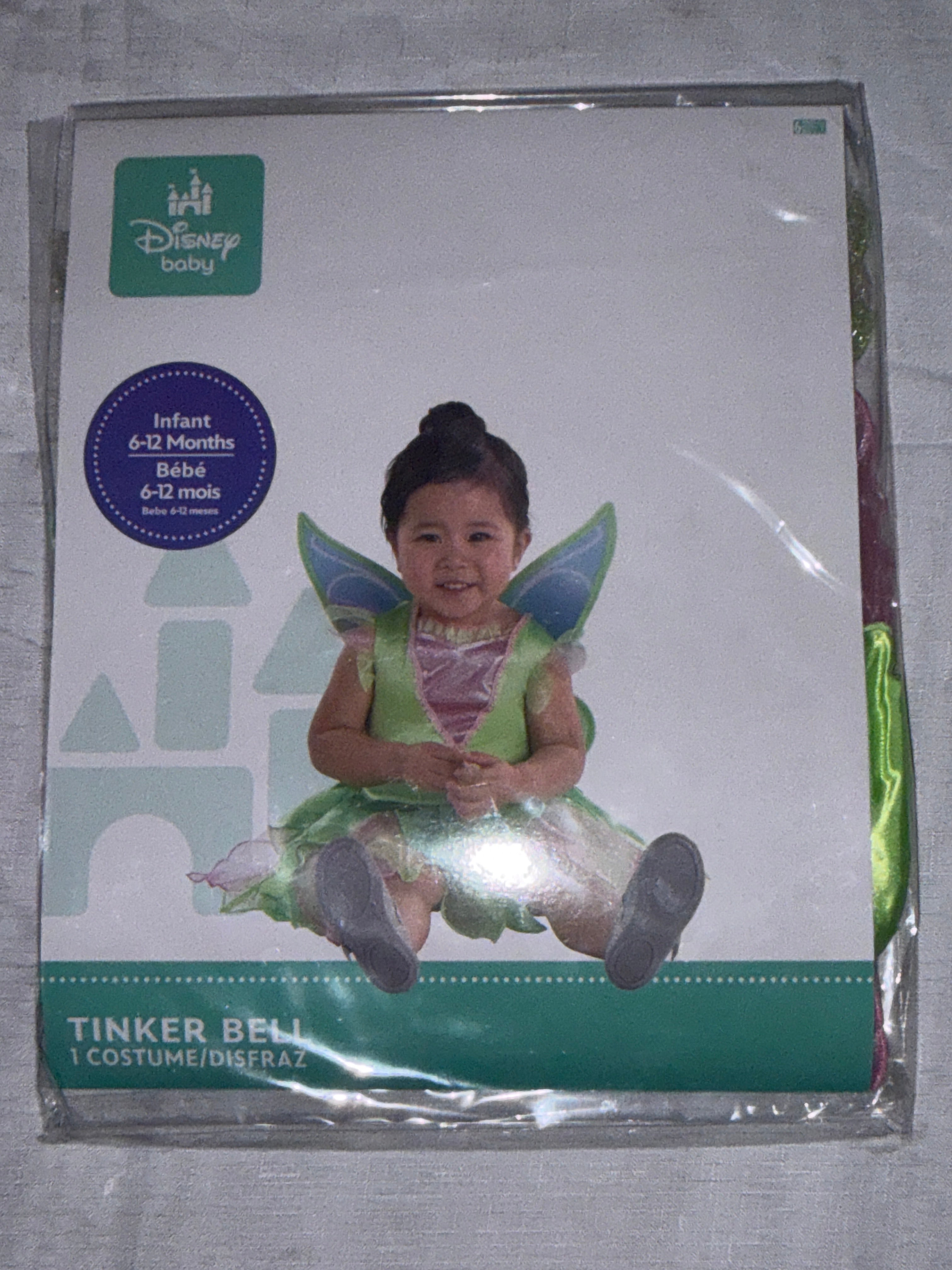 Infant Tinker Bell Disney Princess Costume with Wings