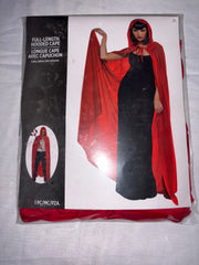 Adult Red Hooded Halloween Cape