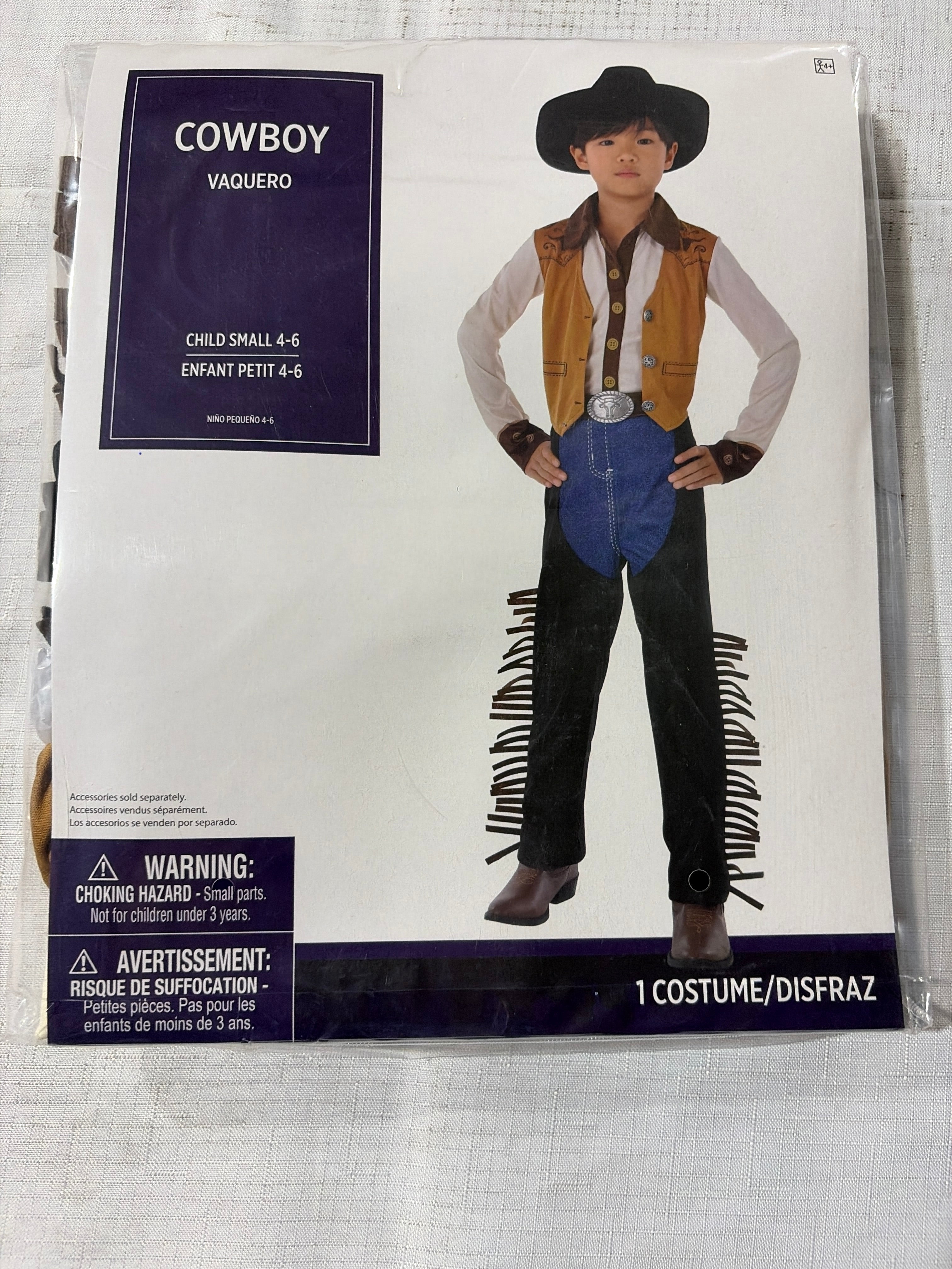 Boys' Cowboy Adventure Halloween Costume - Child S (4-6)