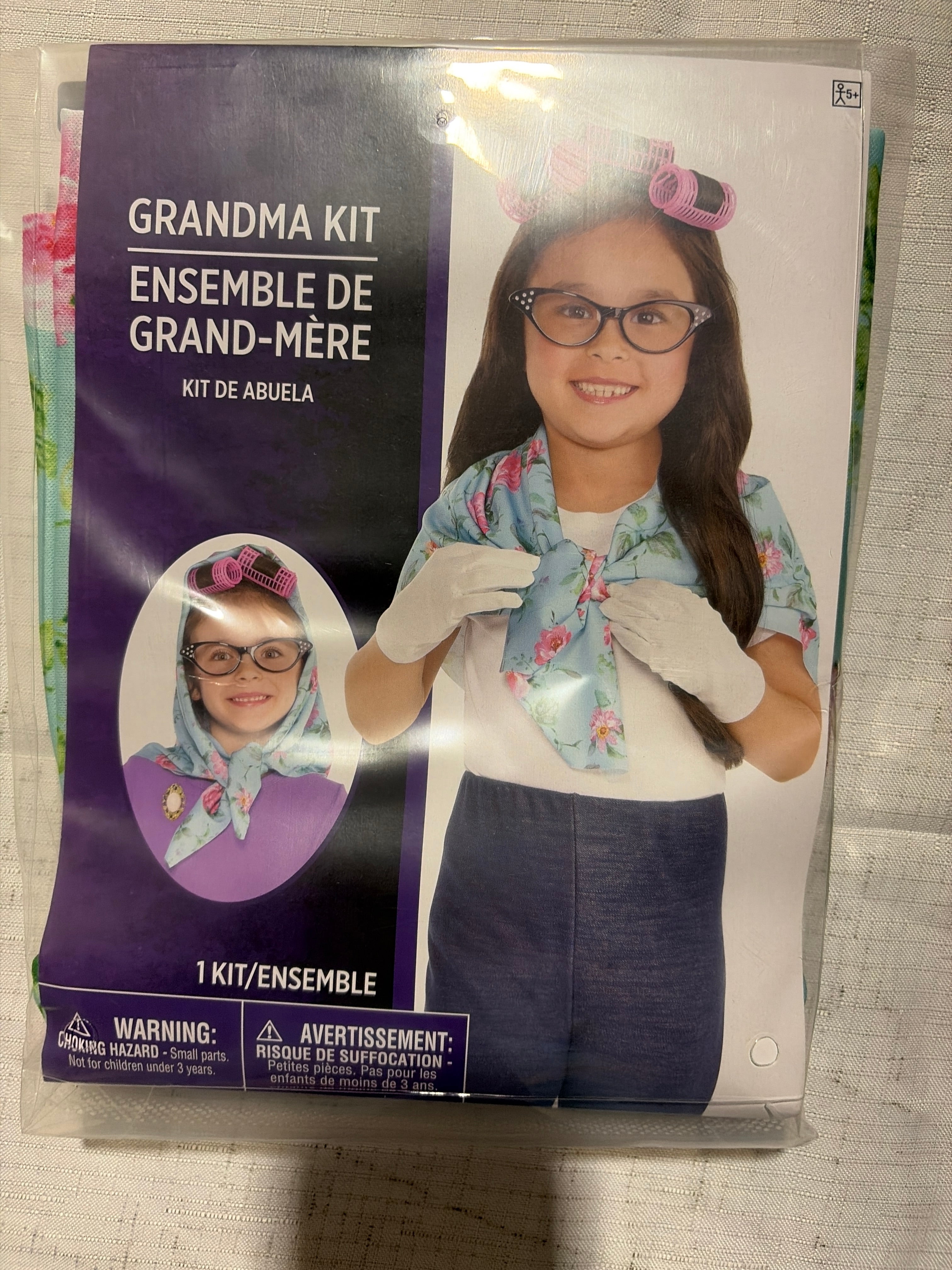 Charming Grandma Costume Kit for Kids