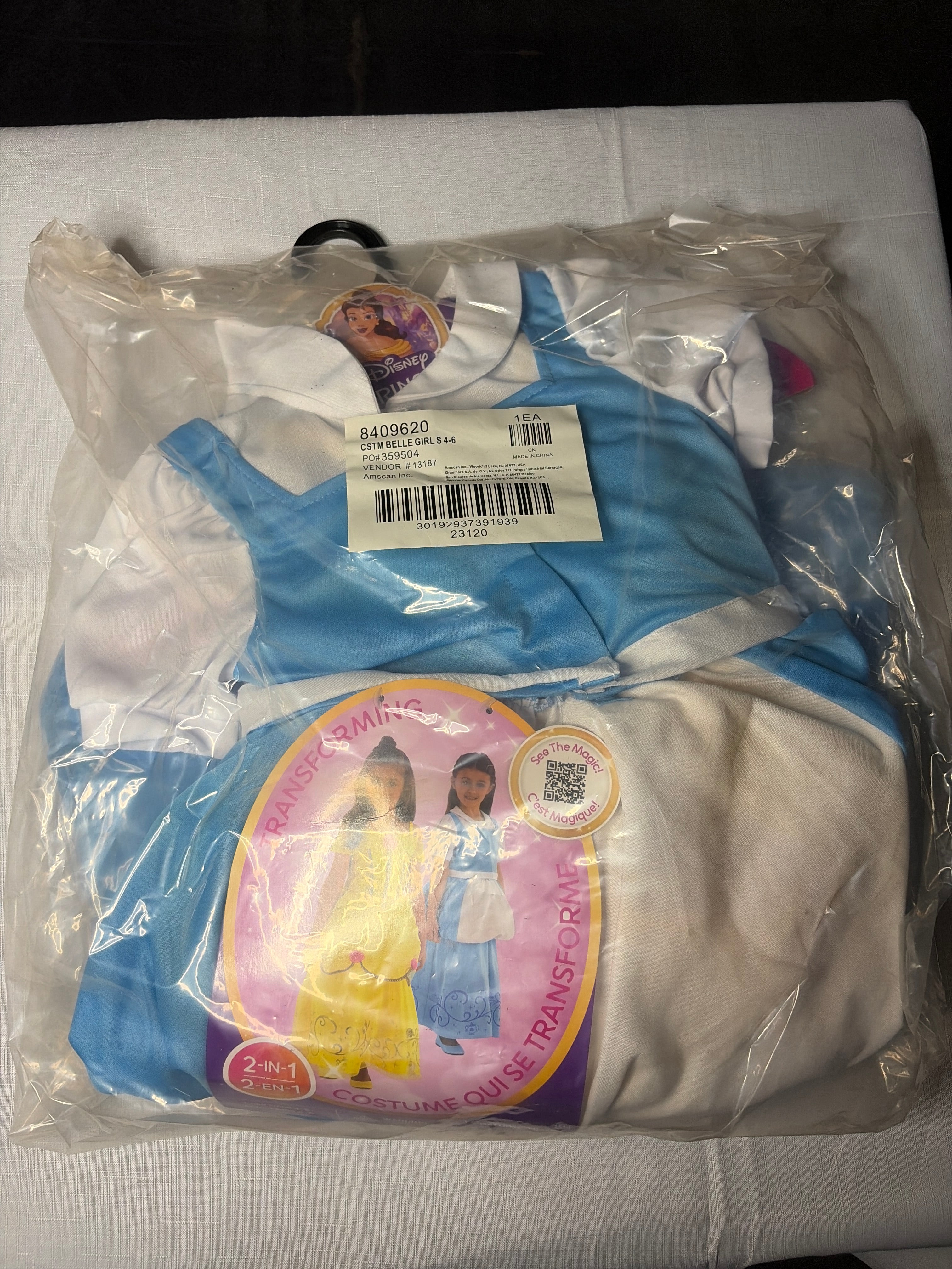 Disney Princess Belle Transformative Halloween Costume for Girls