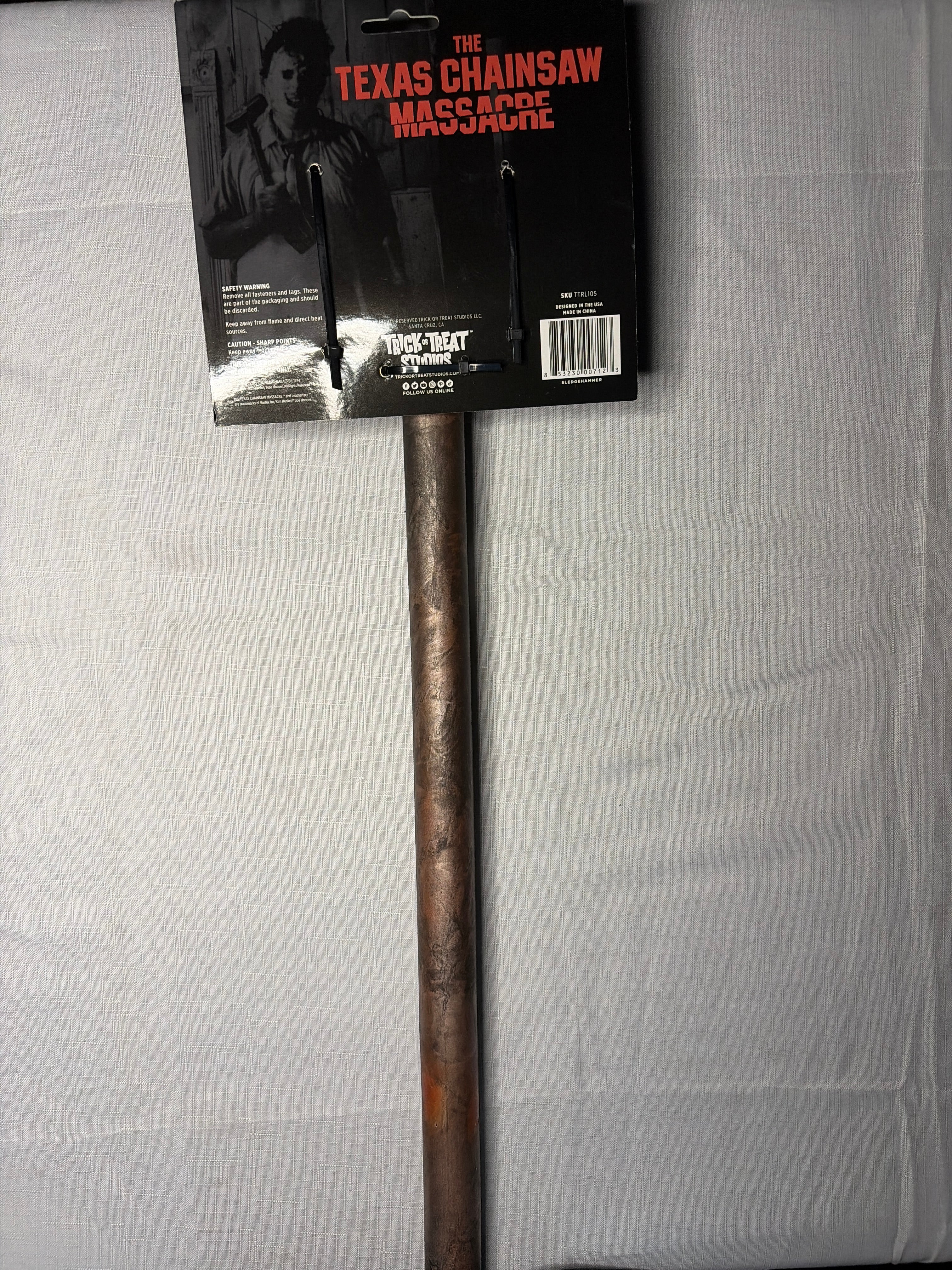 Leatherface Sledgehammer Halloween Prop