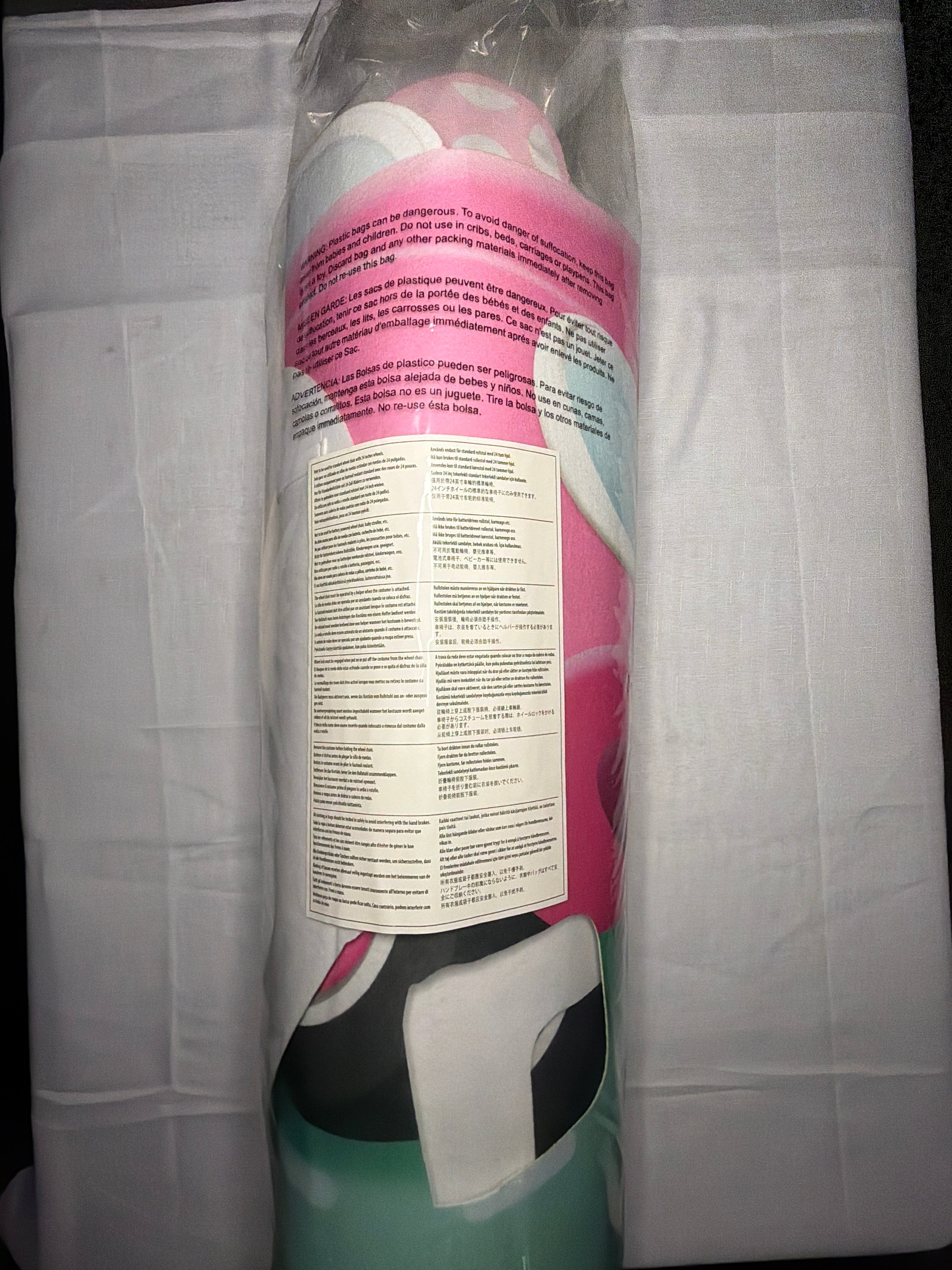 Adaptive Pink Minnie Wheelchair Cover Costume Accessory