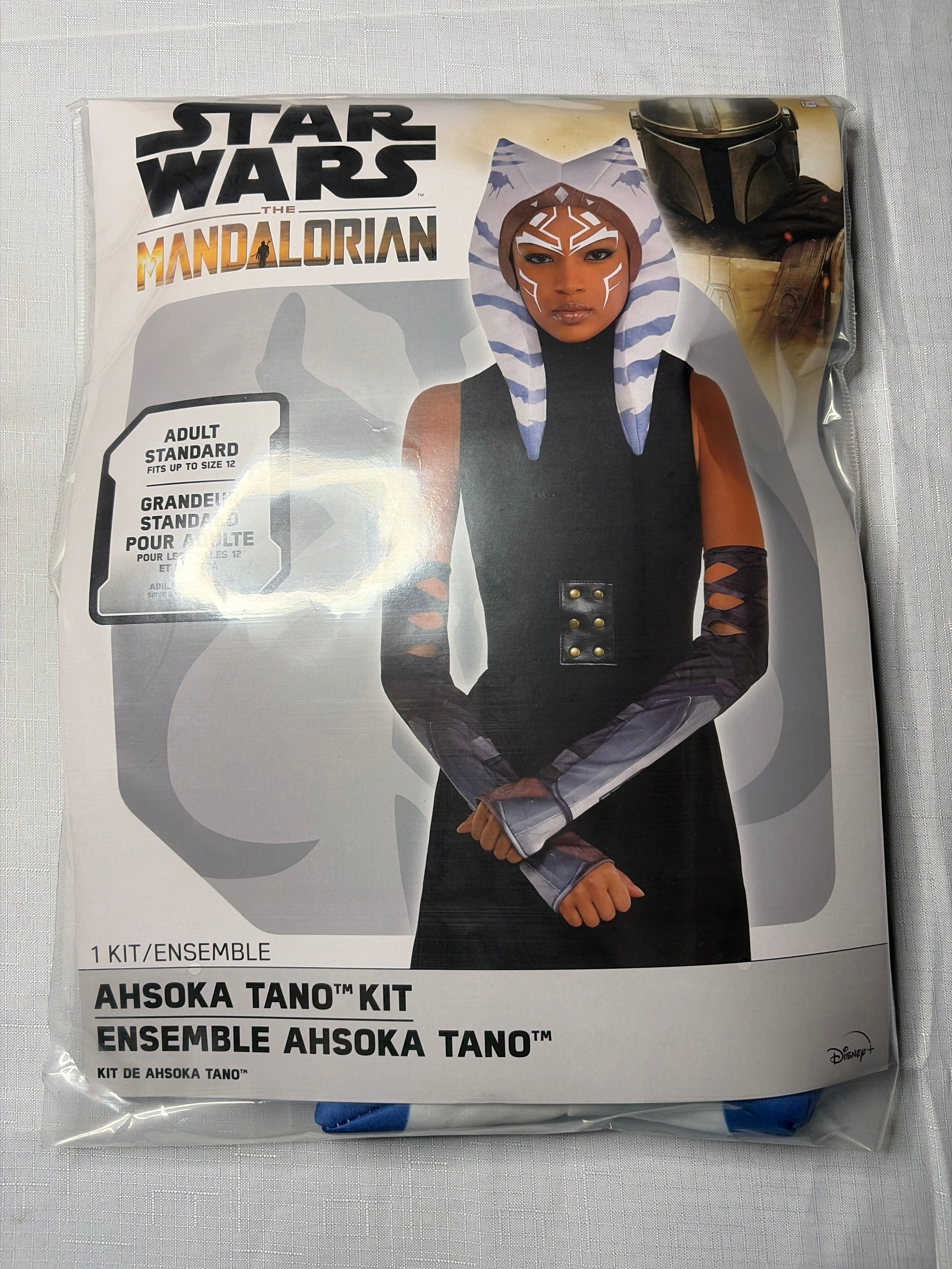 Adult Star Wars Ahsoka Costume Accessory Kit with Headpiece & Arm Sleeves