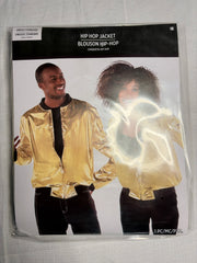 Adult Gold Hip Hop Track Jacket Costume Accessory
