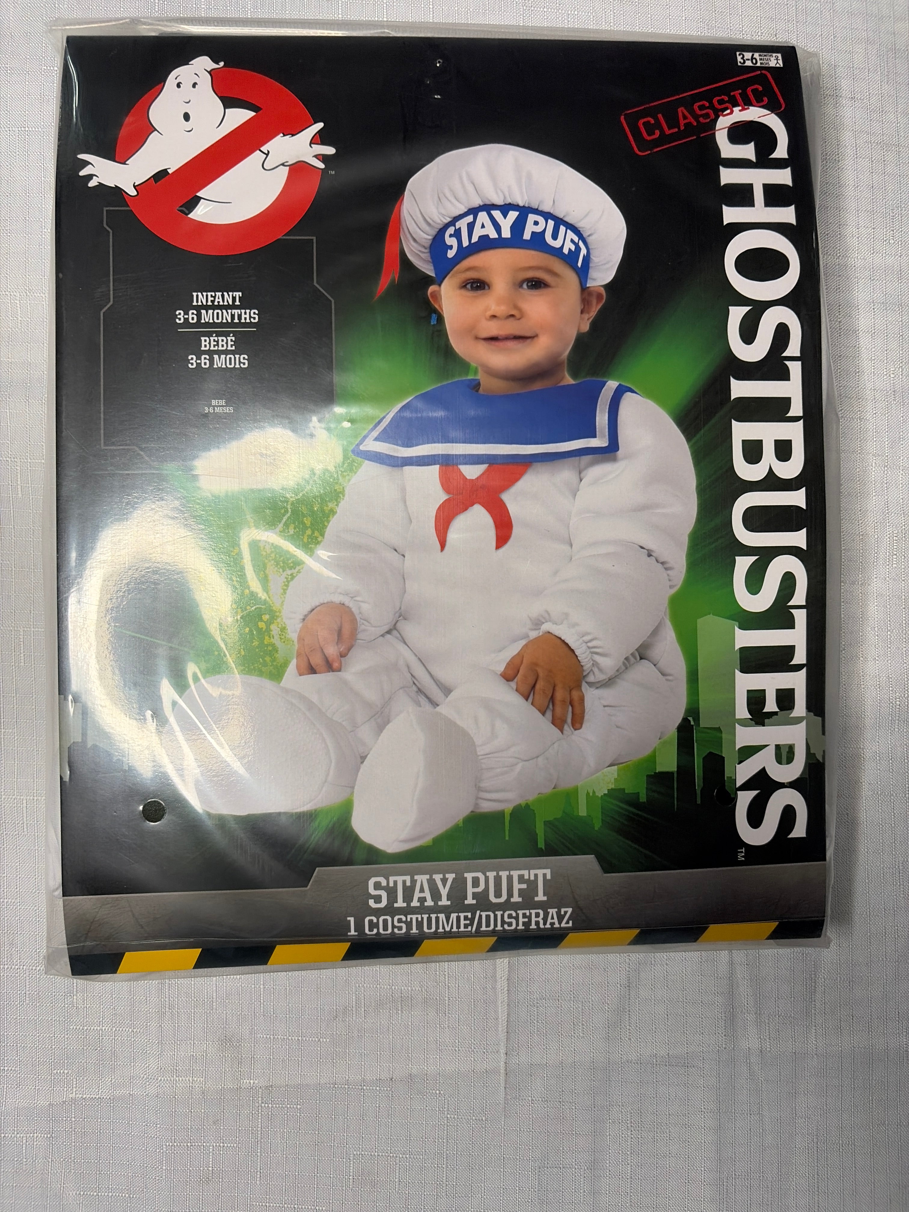 Infant Stay Puft Marshmallow Man Costume - Ghostbusters - Infant (3-6 Months)