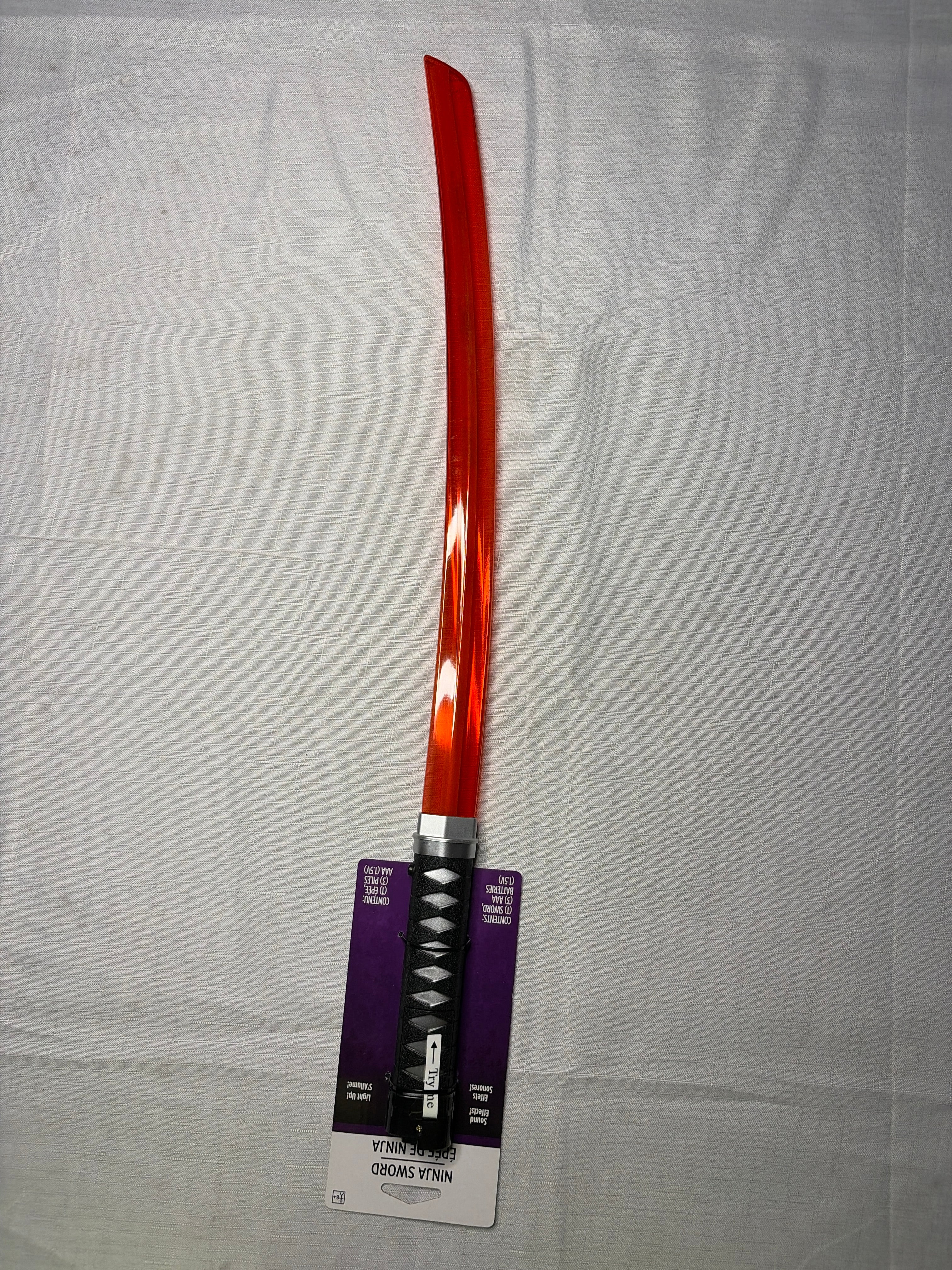 Red LED Ninja Toy Sword for Halloween