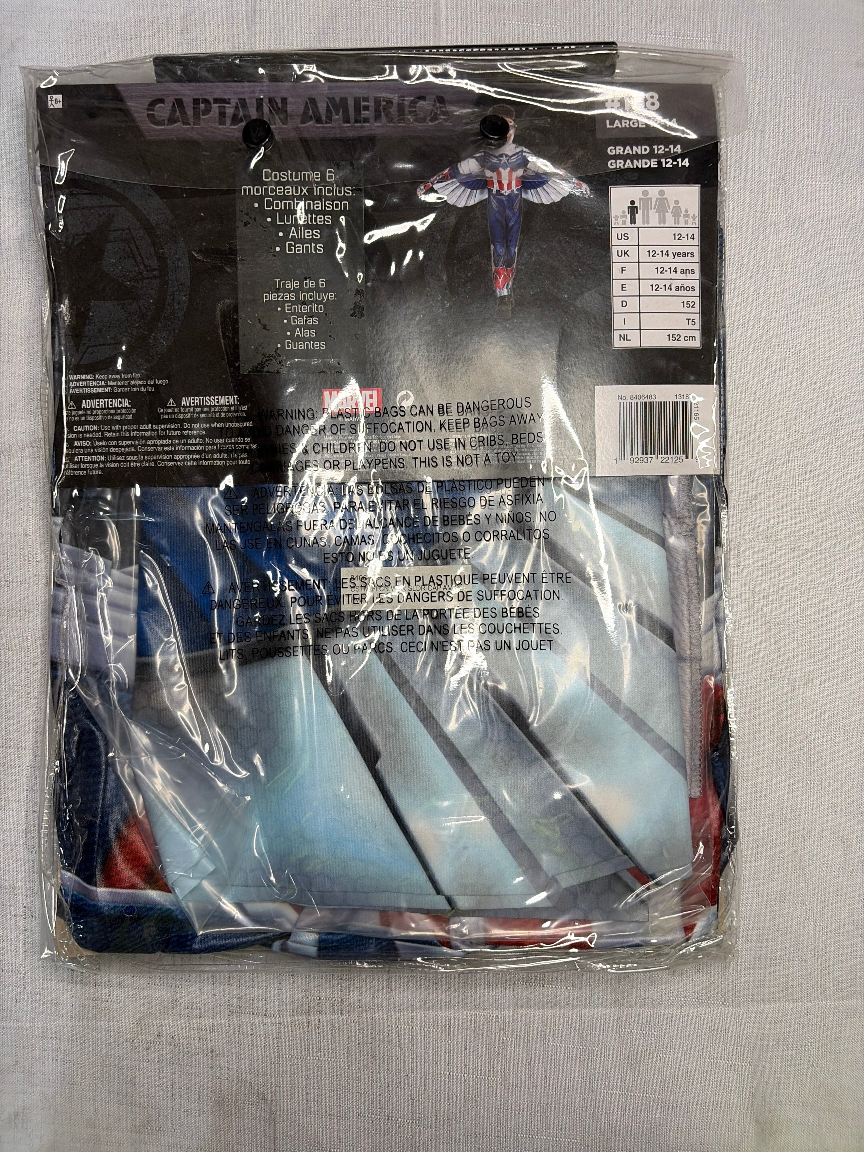 Marvel Falcon & Winter Soldier Captain America Costume for Boys
