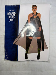 Gothic Sheer Draped Cape - Halloween Costume Accessory