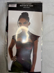 Women's Velvet Vampire Corset Top - Perfect for Halloween