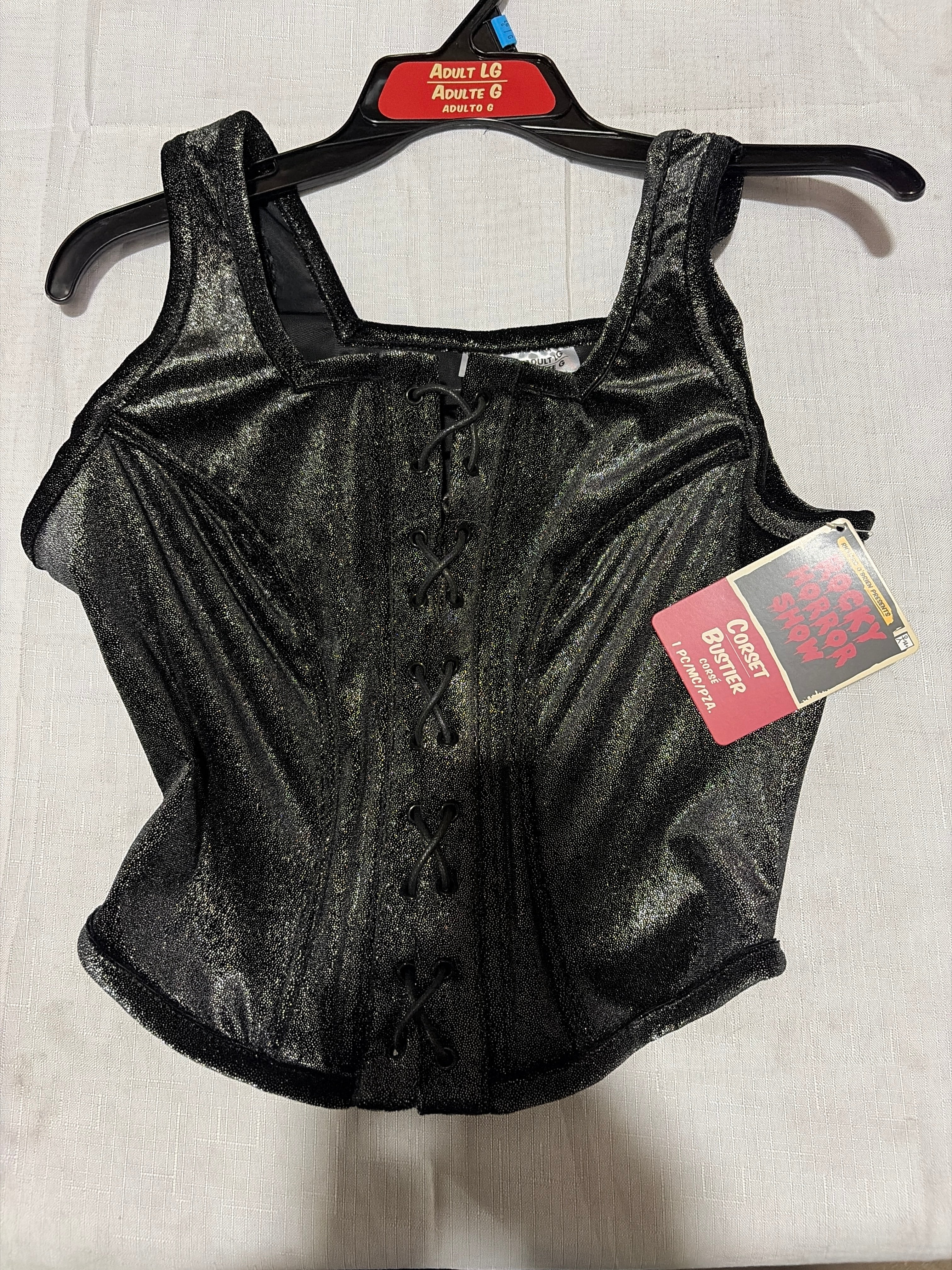 Rocky Horror Inspired Corset - Adult Halloween Costume Accessory