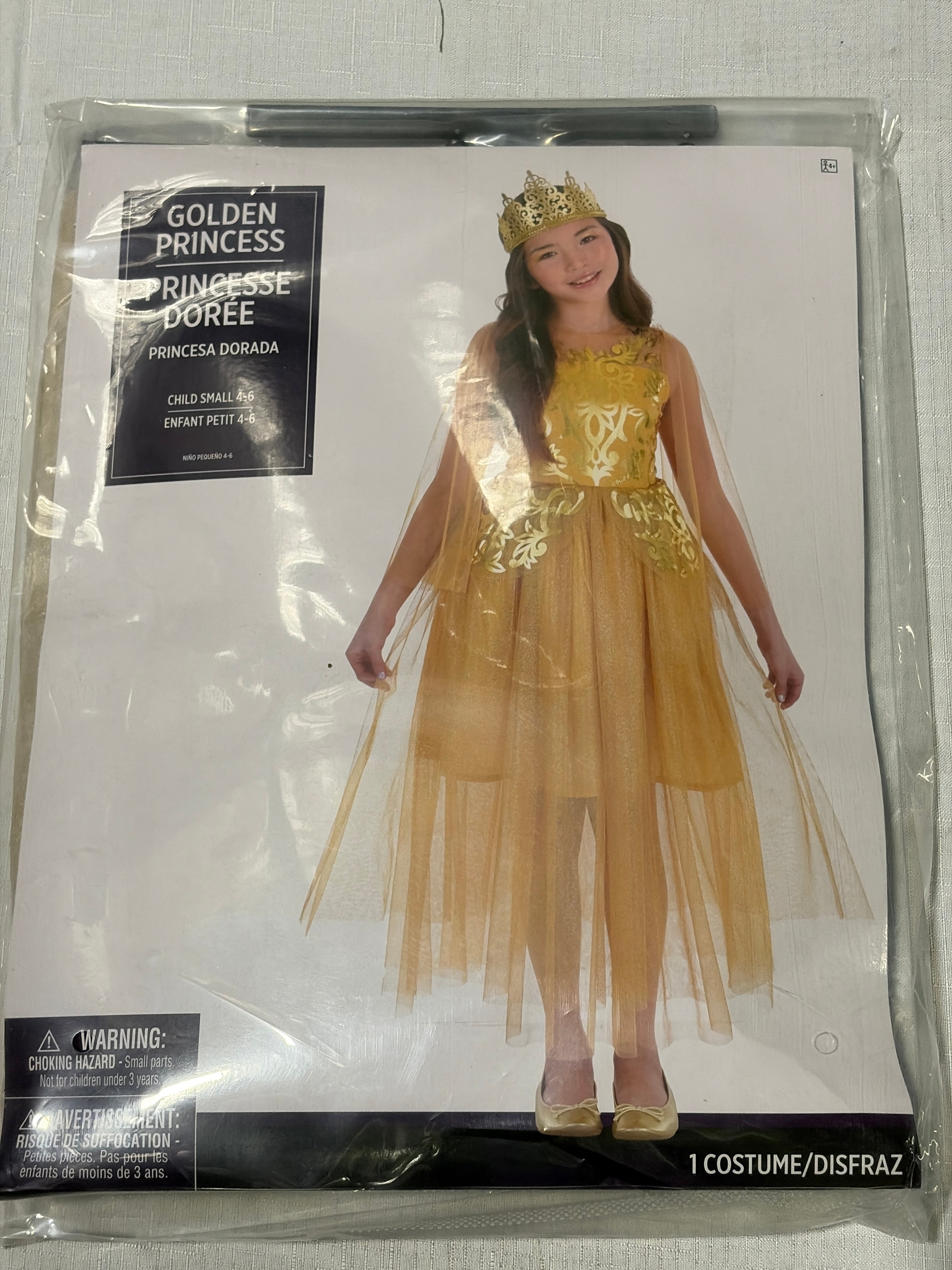 Golden Princess Halloween Costume for Girls