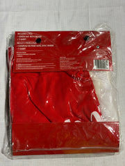 Festive Santa Hat, Beard & T-Shirt Set - One Size